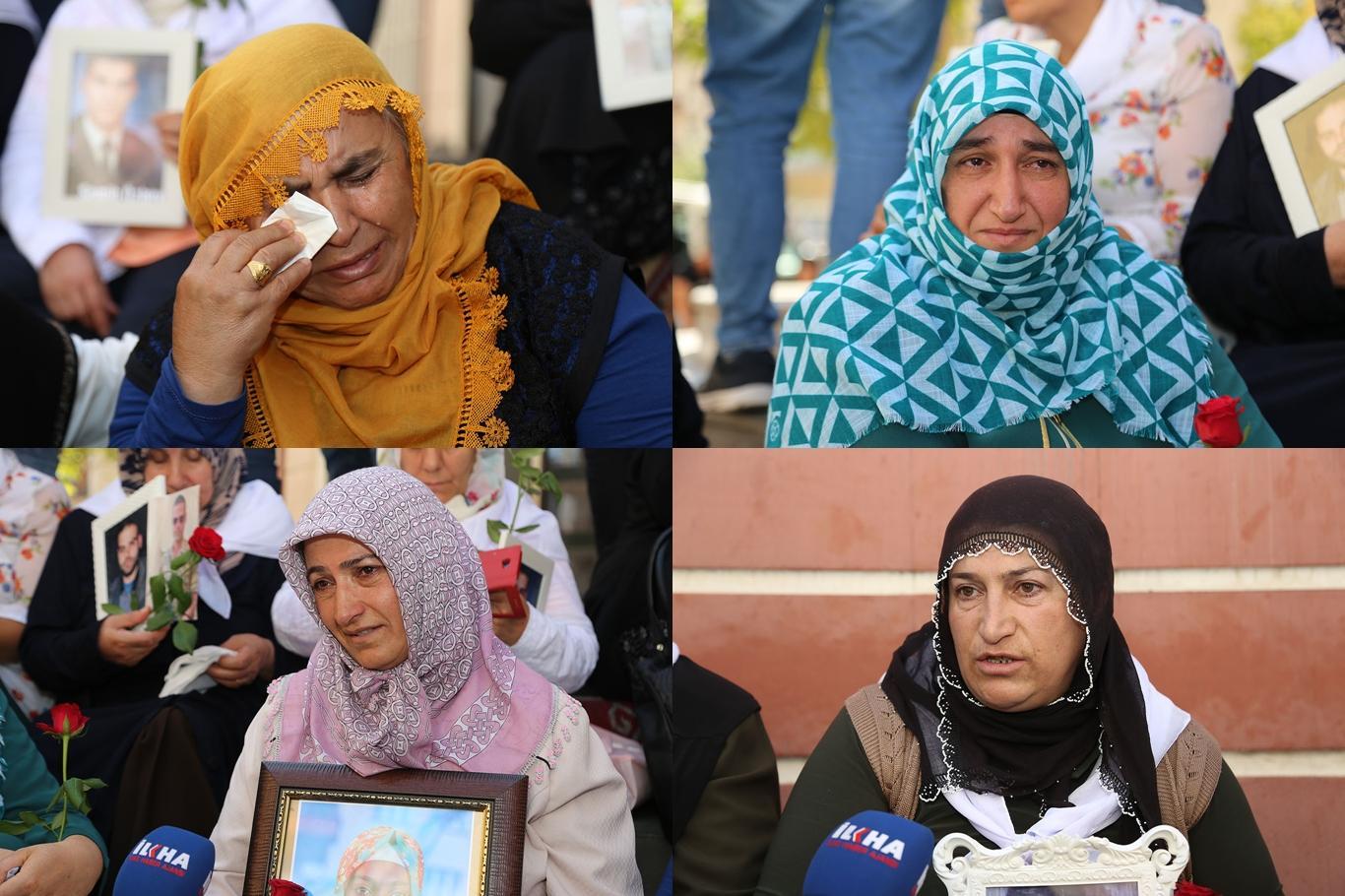 لا تتوقف دموع الأسر التي اختطف أبنائهم إلى المعسكرات تنظيم بي كا كا على الجبال